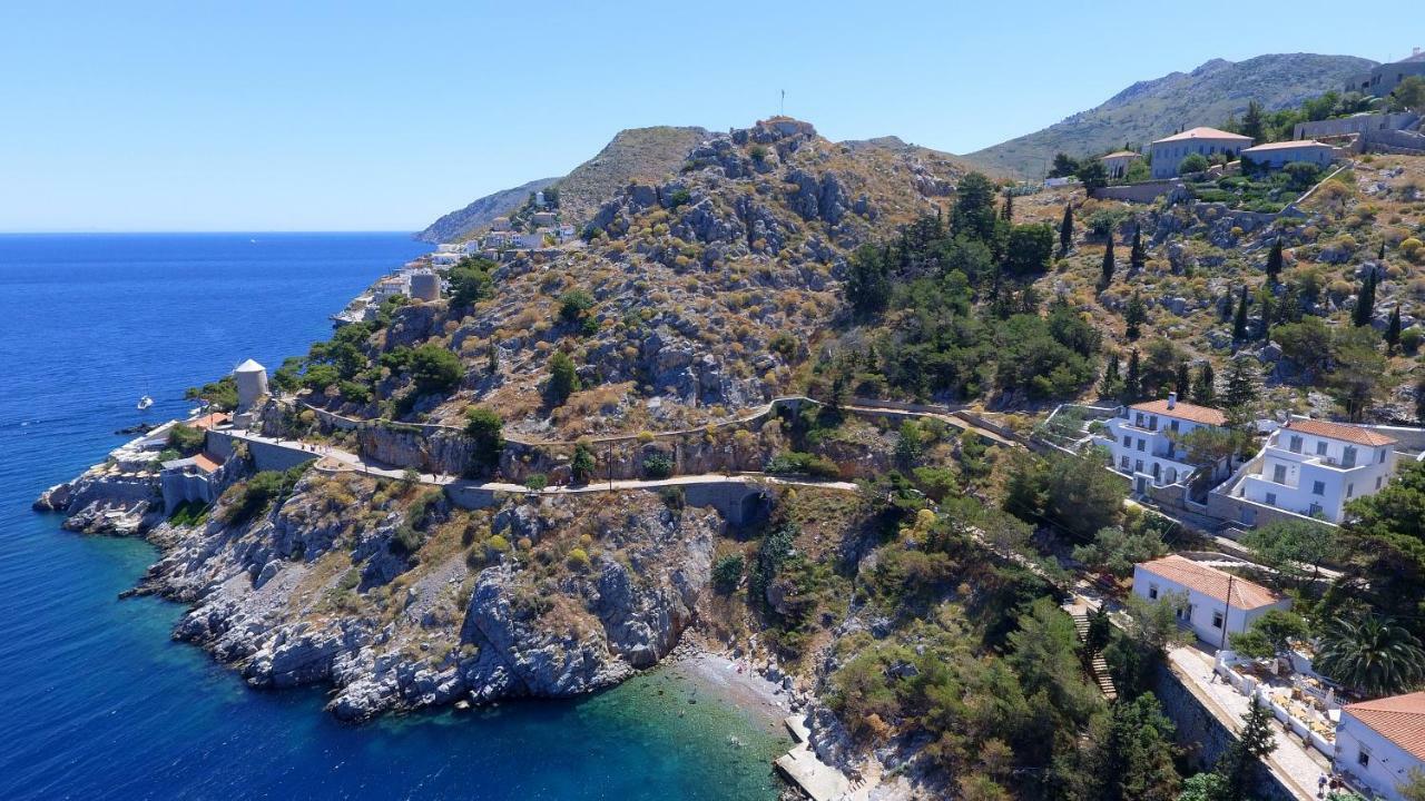 Douskos Beach House Apartment Hydra  Bagian luar foto